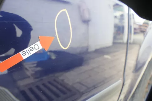 VW Passat 3B 3BG Kombi + Limo Tür vorne rechts Beifahrertür blau LB5N indigoblau (164950)