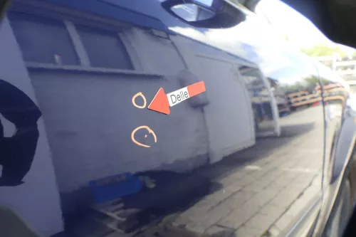 VW Passat 3B 3BG Kombi + Limo Tür vorne rechts Beifahrertür blau LB5N indigoblau (164950)