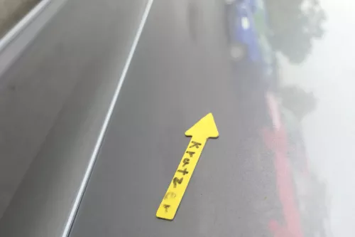 VW Touran 1T 1T3 Tür vorne links Fahrertür grau LD7X OHNE Anbauteile Cross (164967)