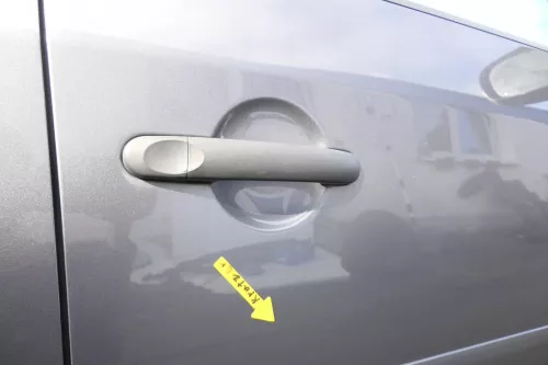 VW Touran 1T3 1T Tür vorne rechts Beifahrertür grau LD7X ohne Anbauteile (164971)