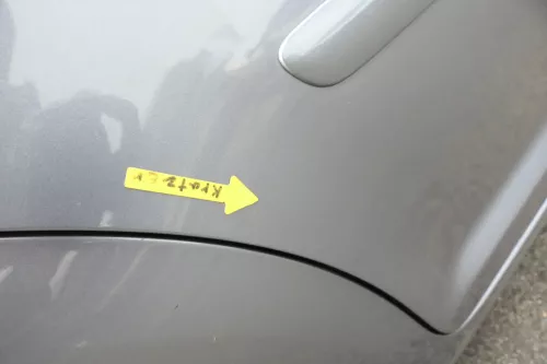 VW Touran 1T 1T3 Tür hinten rechts grau LD7X (164972)