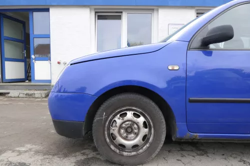 VW Lupo 6X Kotflügel vorne links blau LW5Z (164980)