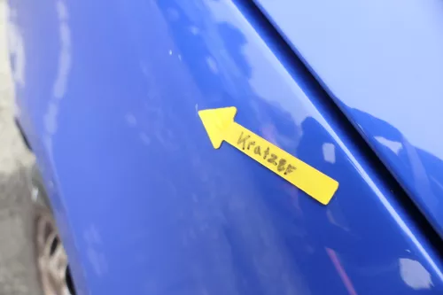 VW Lupo 6X Kotflügel vorne links blau LW5Z (164980)