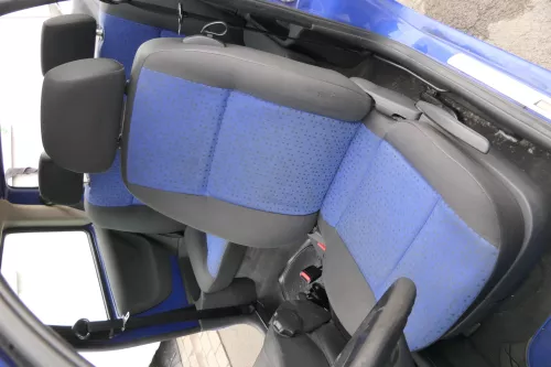 Seat Arosa Lupo Sitz vorne links Fahrersitz Höhenverstellung blau schwarz (164986)