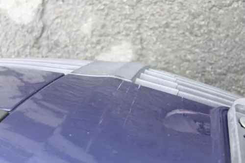 VW Passat 3BG Stoßstange vorne Frontstoßstange Stoßfänger blau LB5N (164993)
