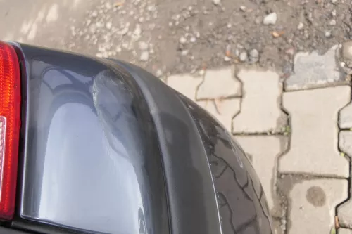 VW Golf 4 Kombi Avant Stoßstange hinten Heckstoßstange Stoßfänger grau LC7V (165031)