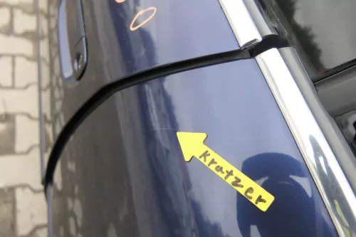 Audi A6 4B C5 Tür Türblatt hinten links blau LZ5T nur Türblatt (165071)