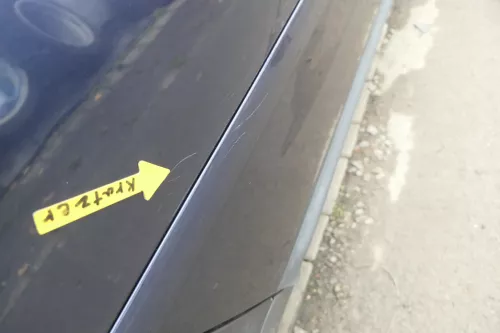Audi A6 4B C5 Tür Türblatt hinten rechts blau LZ5T (165077)