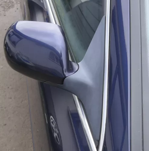 Audi A6 4B Spiegel Außenspiegel rechts elektrisch blau LZ5T + Glas (165079)