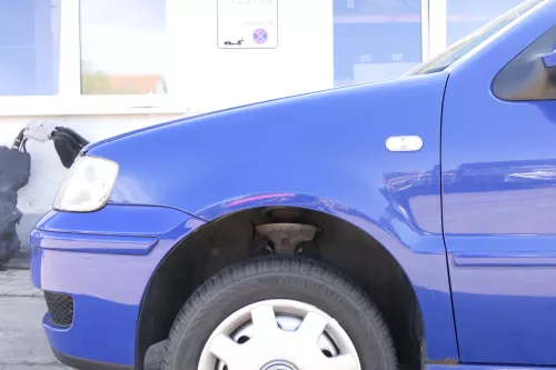 VW Polo 6N2 Kotflügel vorne links blau LA5C indigoblau (bis auf den Schweller) R (165127)