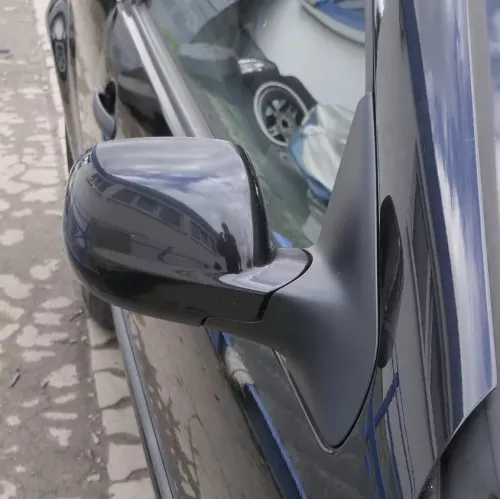 VW Golf 4 Bora manueller Spiegel vorne rechts Außenspiegel schwarz LC9Z bla Glas