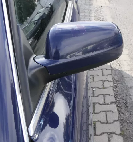 VW Passat 3B 3BG elektrischer Spiegel Außenspiegel links Glas blau LA5E (165239)