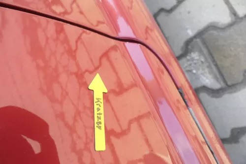 VW Golf 4 Tür vorne links Fahrertür 2/3-Türer braun rot LC3K ohneAnbauteile (165274)