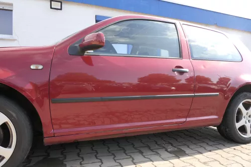 VW Golf 4 Tür vorne links Fahrertür 2/3-Türer braun rot LC3K ohneAnbauteile (165274)
