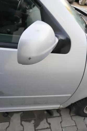 Golf 4 Bora elektrischer Spiegel vorne rechts Außenspiegel grau silber LB7Z Glas (165293)