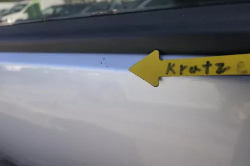 VW Golf 4 Bora Tür hinten links nur Kombi / Variant silber LA7W - ohne Anbauteil (165355)