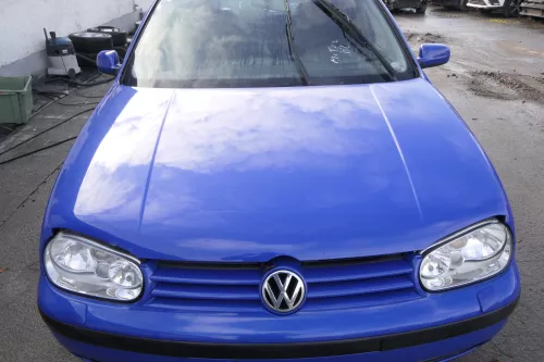 VW Golf 4 Motorhaube Haube Klappe vorne blau LW5Z (165384)