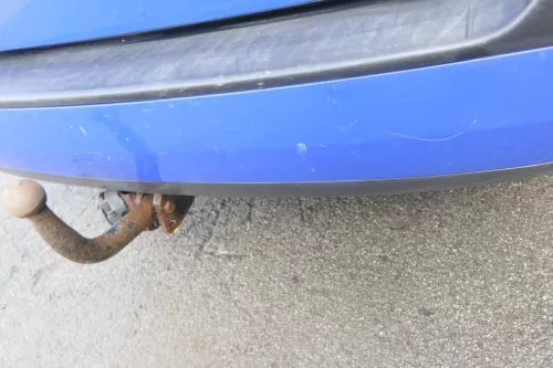 VW Golf 4 Kombi Avant Stoßstange hinten Heckstoßstange Stoßfänger blau LW5Z (165386)