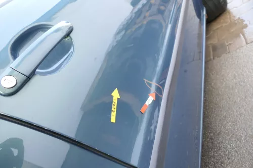 Seat Leon Toledo 1M Tür vorne rechts Beifahrertür grün LS5W AZUL TOPACIO L5SW (165472)