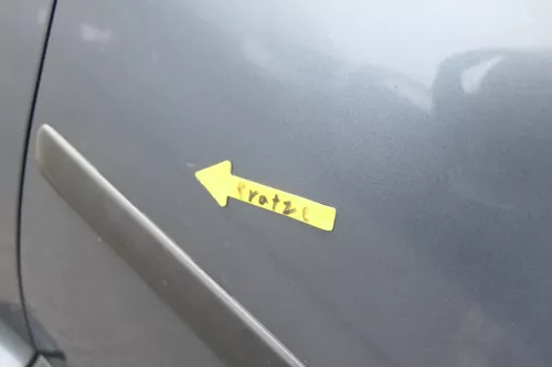 Skoda Octavia 1U Kombi + Limo Tür vorne links Fahrertür grau LF7V 9901 U9 ohne A (165487)