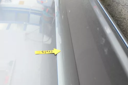 VW Touran 1T3 1T Tür vorne rechts Beifahrertür grau LD7X ohne Anbauteile (165554)