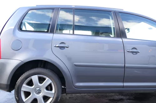 VW Touran 1T 1T3 Tür hinten rechts grau LD7X - ohne Anbauteile (165556)