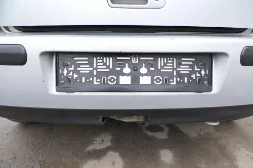 VW Golf 4 Limousine Stoßstange hinten Heckstoßstange Stoßfänger silber LB7Z grau (165580)