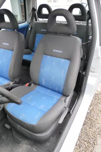 Arosa Lupo Sitz vorne links Fahrersitz Höhenverstellung schwarz College blau (165632)