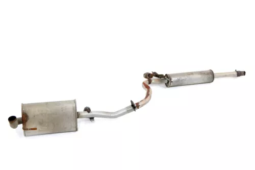 VW Lupo 6X Auspuff hinten Endschalldämpfer + Mittelschalldämpfer 1,0 1.4 AUD AUC (165639)
