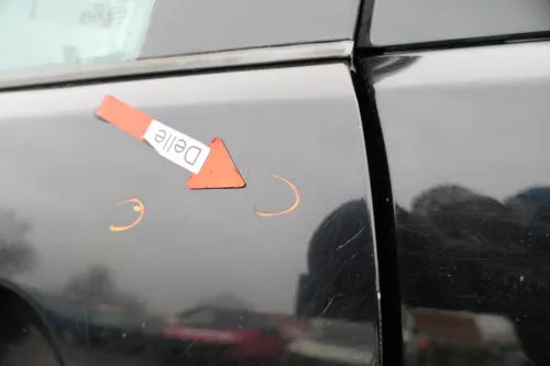 VW Polo 9N 9N3 Tür vorne links Fahrertür 2/3-Türer schwarz L041 ohneAnbautei (165658)