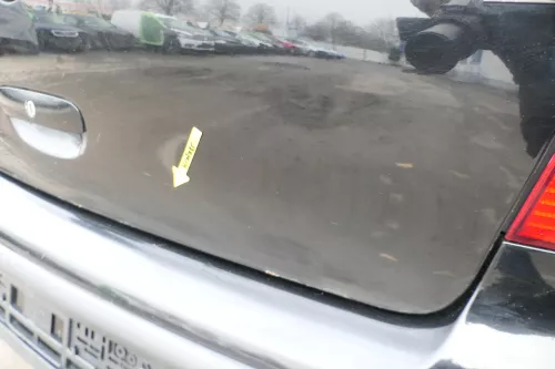 VW Polo 9N3 9N Heckklappe Kofferraumklappe Klappe schwarz L041 - Scheibe ohne (165659)