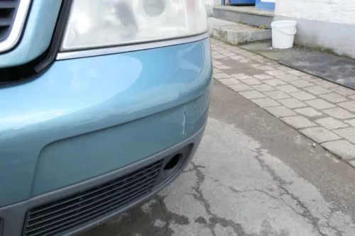 Audi A6 4B Frontstoßstange Stoßstange vorn vorne Stoßfänger grün blau LX6V jaspi (165665)