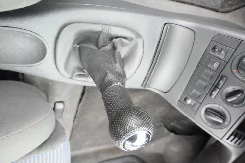 VW Lupo Polo 6N2 Schaltknauf Schaltsack Schaltung Schaltknüppel schwarz  (165762)