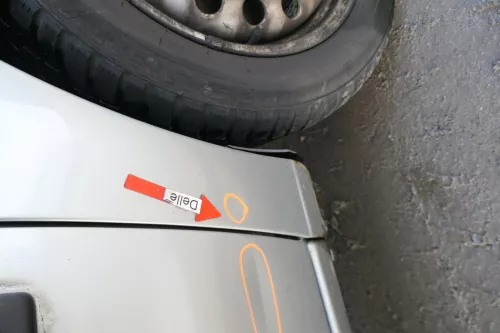 Ford Galaxy WGR Kotflügel rechts vorne Facelift grau cosmic-silber 2QTC (165773)