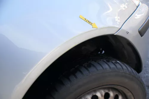 Ford Galaxy WGR Kotflügel rechts vorne Facelift grau cosmic-silber 2QTC (165773)