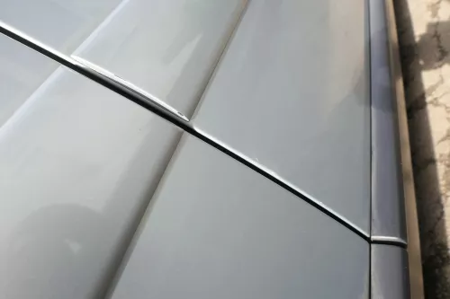 Audi A2 8Z Tür nur das Türblatt vorne rechts blau LY7R - ohne Anbauteile -kobalt (165823)