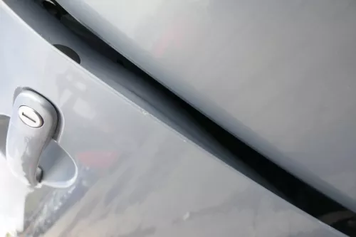 Audi A2 8Z Tür nu das Türblatt vorne links blau LY7R - ohne Anbauteile (165831)
