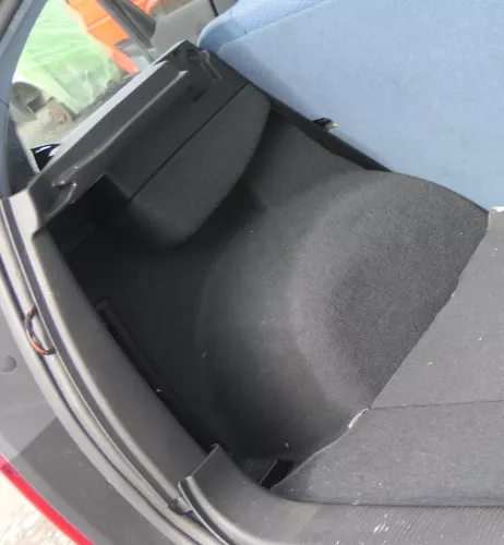 Audi A2 8Z Abdeckung Verkleidung Kofferraum hinten links 8Z0863879AN 44H soul sc (165844)