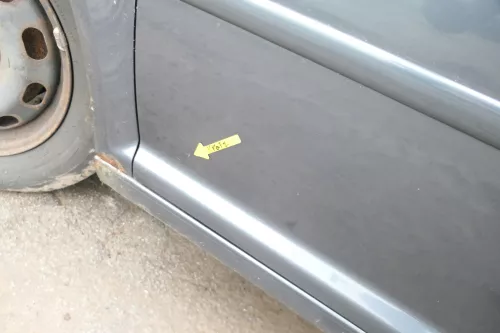 VW Golf 4 Bora Tür vorne links Fahrertür 4/5-Türer Kombi Variant grau blue LC7V (166103)