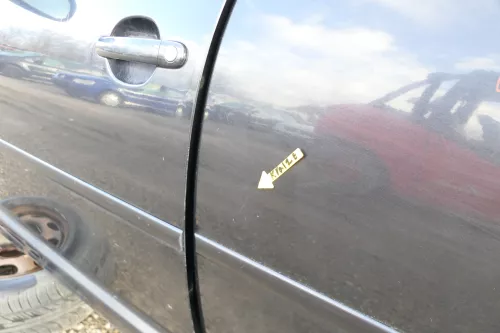 VW Golf 4 Bora Tür hinten links nur Kombi / Variant schwarz LC9Z ohne Anbauteil (166215)