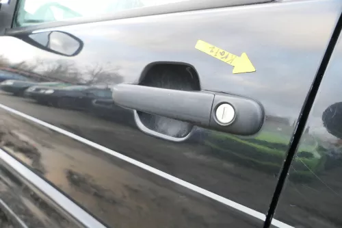 VW Polo Variant Kombi 6Kv oder Caddy 9Kv Tür vorne links schwarz LC9Z (166306)