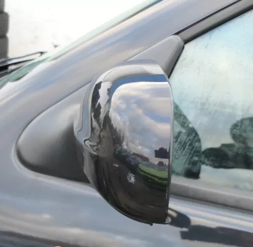 Polo Kombi mechanischer Spiegel vorne links Außenspiegel schwarz LC9Z abBj.1999 (166310)