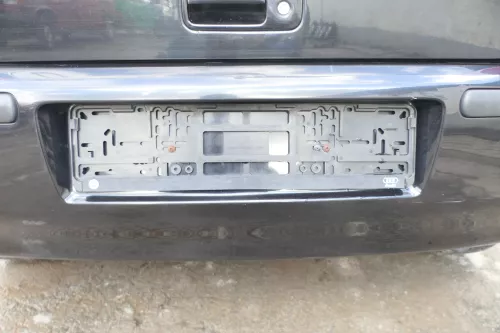 VW Polo 6N2 Stoßstange hinten Heckstoßstange Stoßfänger schwarz LC9Z (166336)