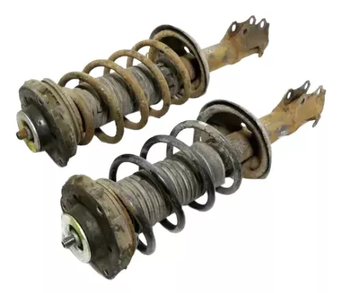 VW Polo 6N2 Federbein Feder Federn Stoßdämpfer vorne links + rechts (166348)