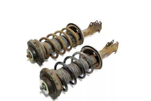 VW Polo 6N2 Federbein Feder Federn Stoßdämpfer vorne links + rechts  (166348)