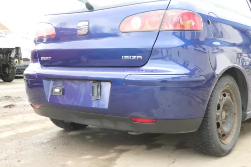 Seat Ibiza 6L Stoßstange Heckstoßstange hinten blau LS5S (166354)