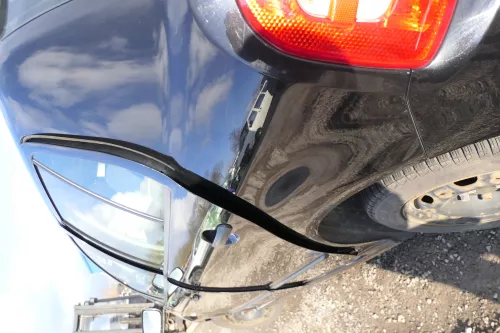 Skoda Fabia 6Y Limousine Schrägheck Tür hinten links schwarz LF9R (166388)