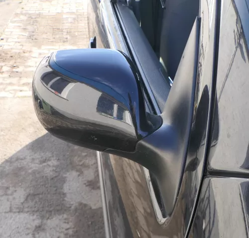 Skoda Fabia 6Y elektrisch Spiegel Außenspiegel rechts mit Glas schwarz LF9R