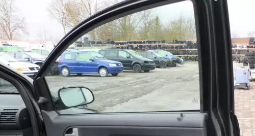 VW Fox 5Z vorne rechts Fenster Scheibe in Tür Fensterscheibe 5Z3845022B (166428)