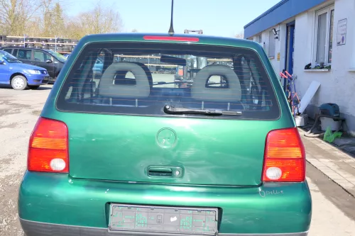 VW Lupo 6X Heckklappe Klappe Kofferraumklappe Scheibe grün LA6N (166508)